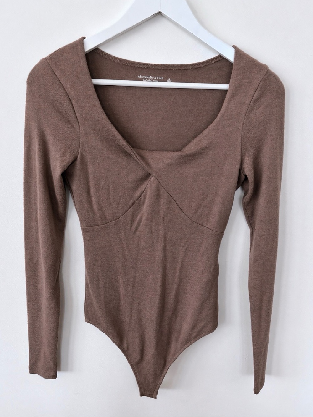 Abercrombie & Fitch Brown Long-Sleeve Bodysuit NWT